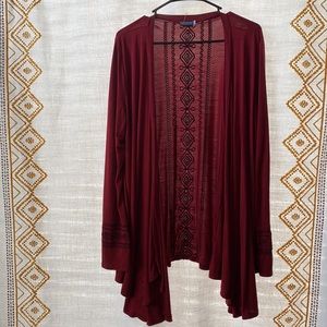 EarthBound Plum Wrap/Cardigan L